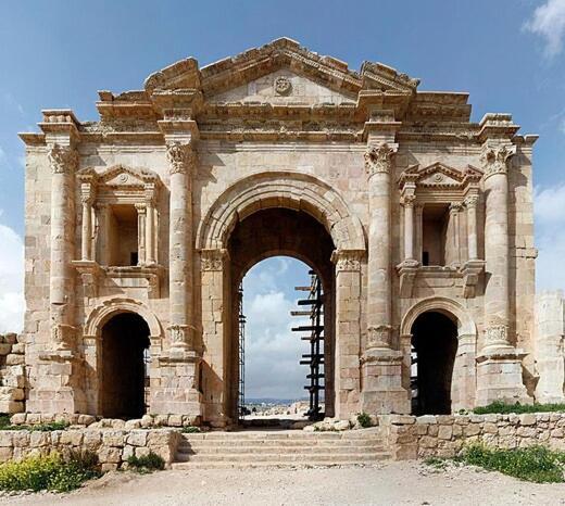 Jerash Ruins Hotel จีราช ภายนอก รูปภาพ